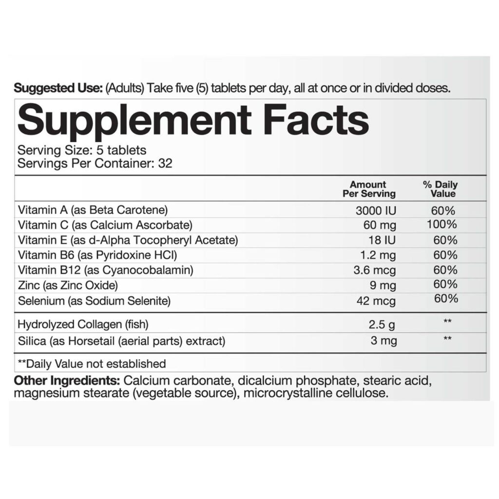 Youtheory Colágeno Marinho 2.500 mg - 160 Comprimidos: Pele, Cabelos e Articulações Fortes - Imagem 2