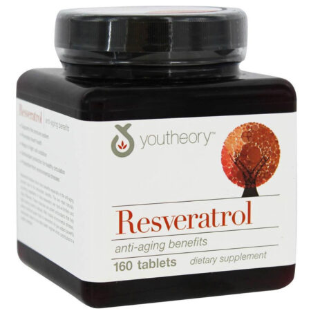 YouTheory, Resveratrol - 250mg - 160 comprimidos