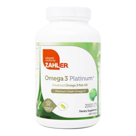 Zahler, Omega 3 Platinum 3.000 mg - 180 Cápsulas em Gel