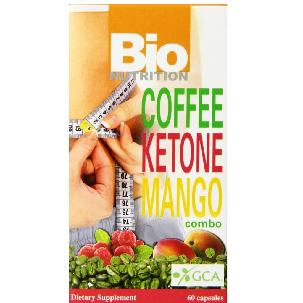 Bio Nutrition Combo Café Ketone e Manga 60 Cápsulas Vegetarianas para Energia e Foco