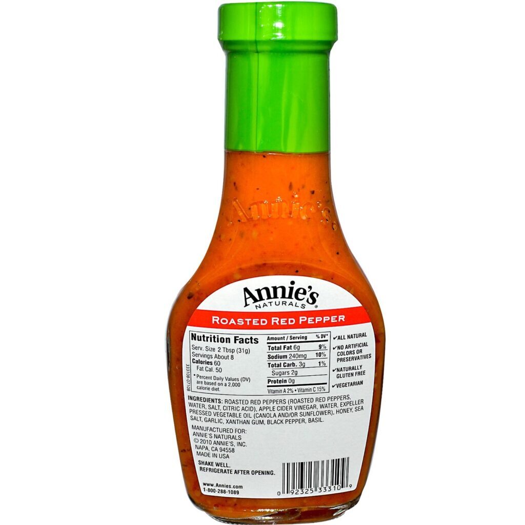 Annies Homegrown Natural Molho Assado de Pimenta Vermelha 237ml - Sabor Autêntico Brasileiro - Imagem 2