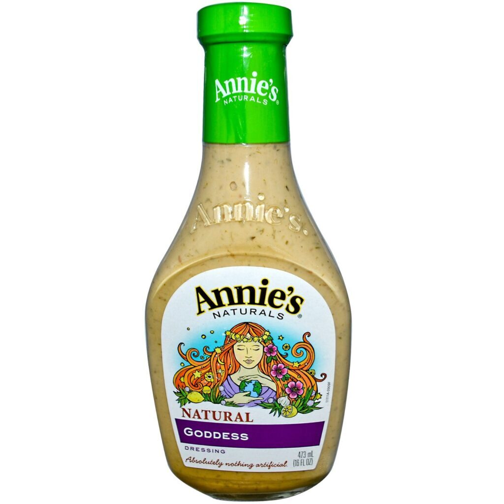 Annies Homegrown Deusa Natural de Vestir 473ml (16 fl oz) - Alimento Funcional para Nutrição e Bem-Estar