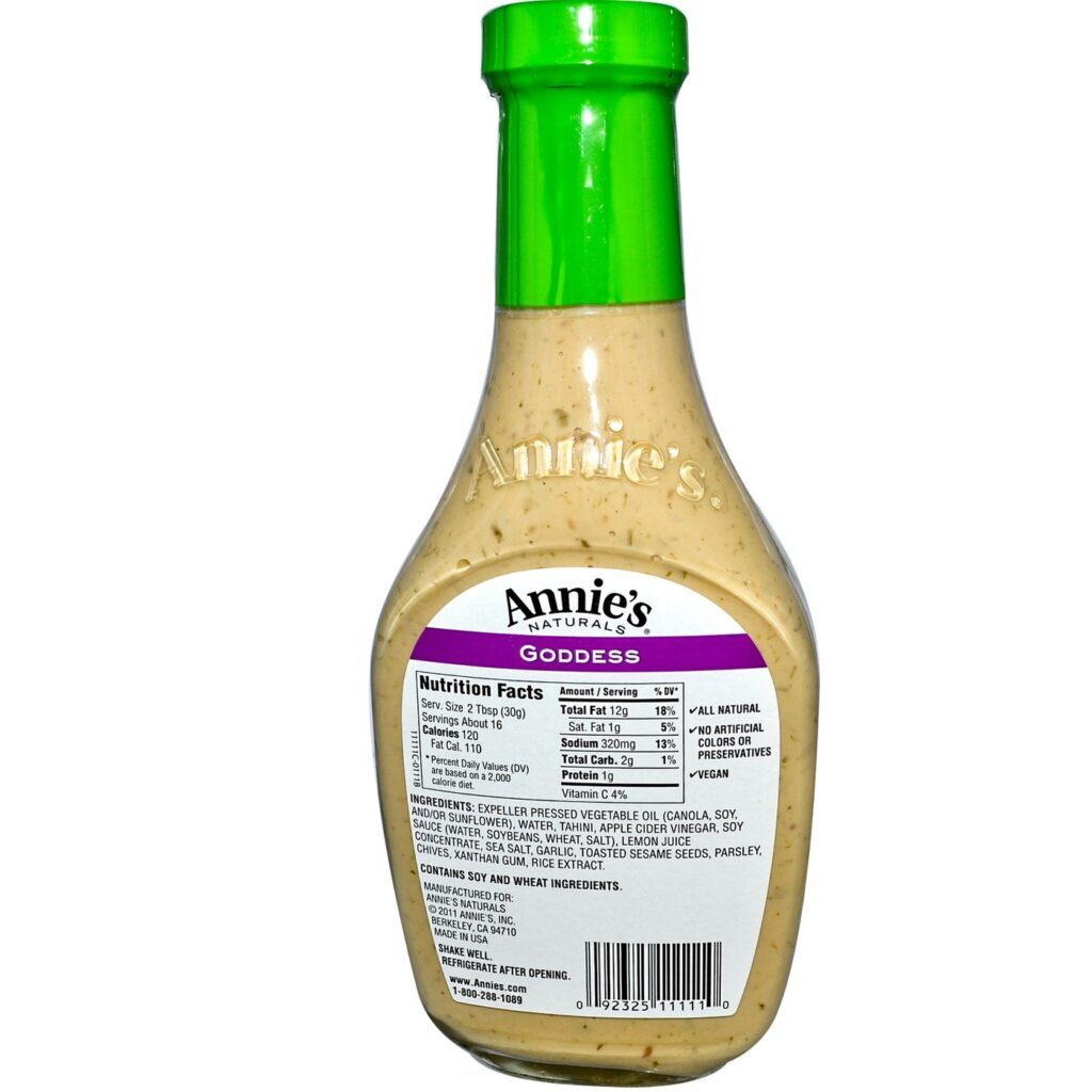 Annies Homegrown Deusa Natural de Vestir 473ml (16 fl oz) - Alimento Funcional para Nutrição e Bem-Estar - Imagem 2