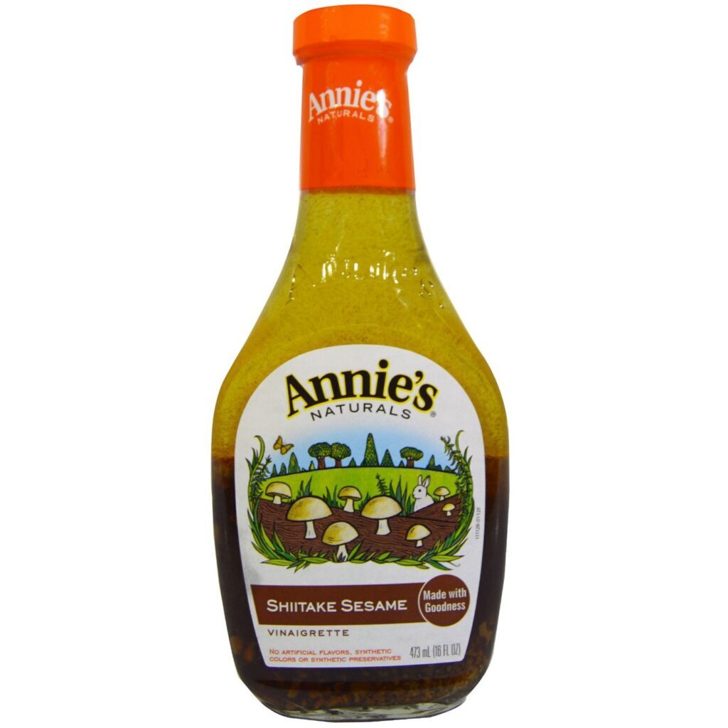 Molho Vinagrete Orgânico Annies Homegrown Shiitake Gergelim 473ml
