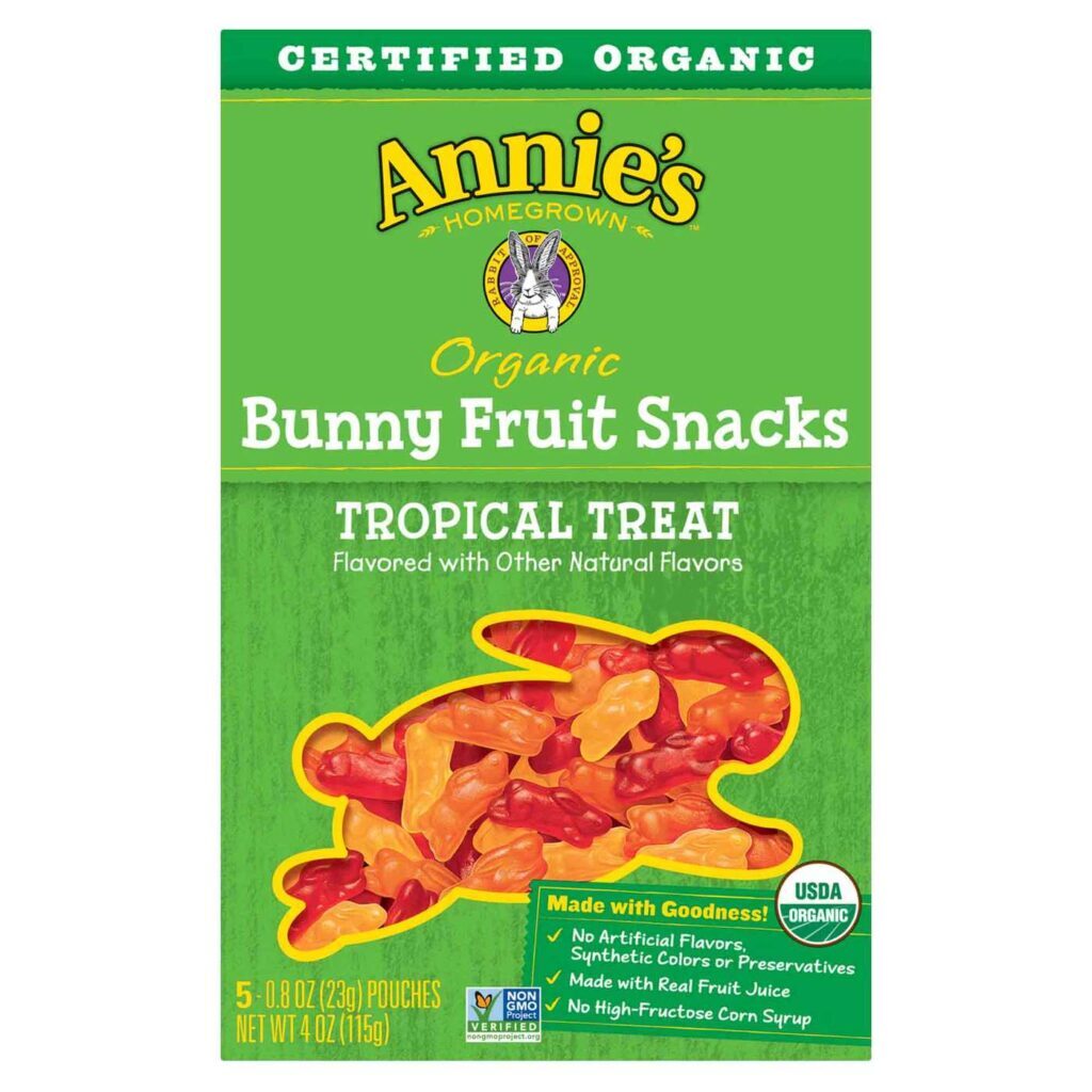 Annie's Homegrown Lanches de Frutas Orgânicas Tropicais - 5 Pacotes de Pura Delícia Saudável