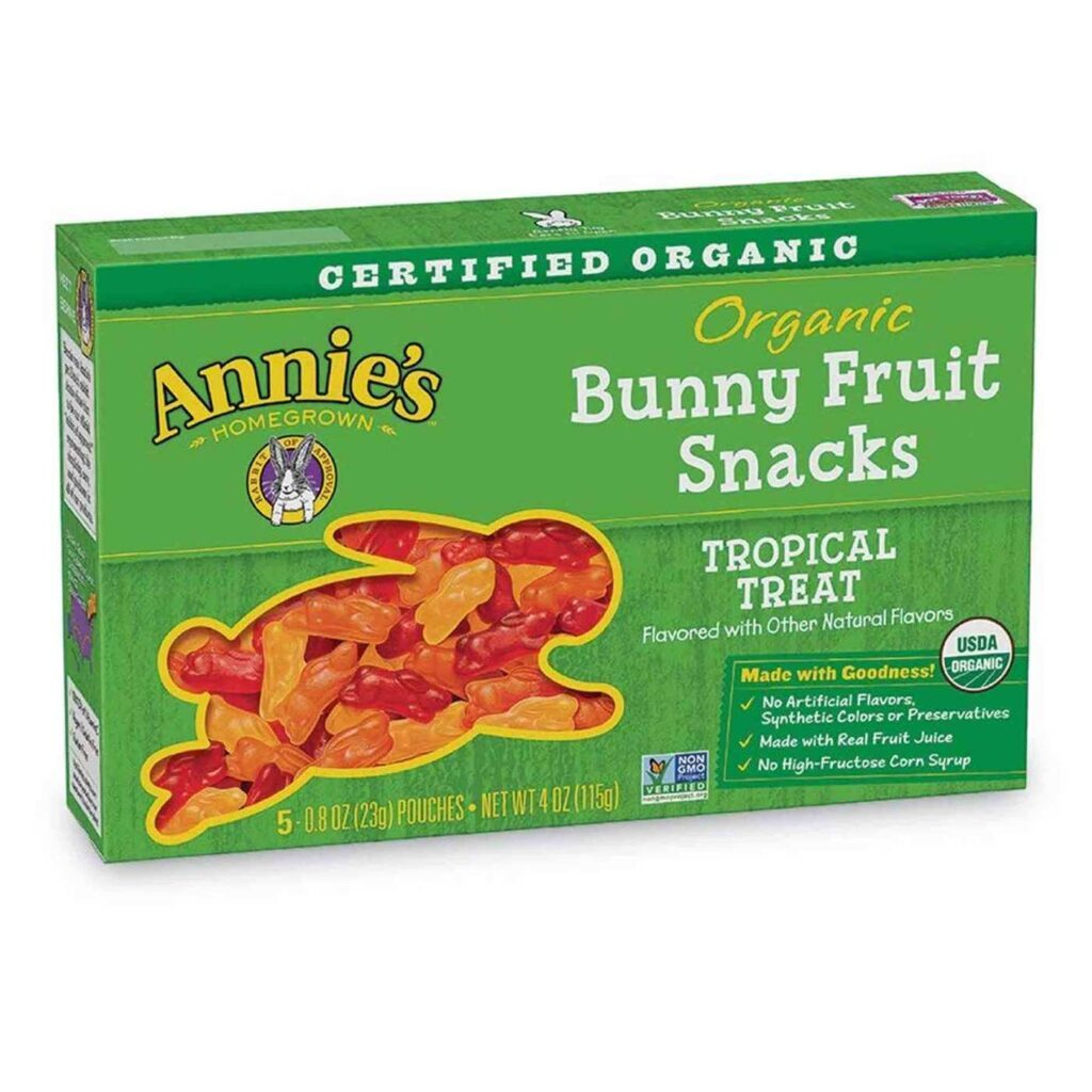 Annie's Homegrown Lanches de Frutas Orgânicas Tropicais - 5 Pacotes de Pura Delícia Saudável - Imagem 2