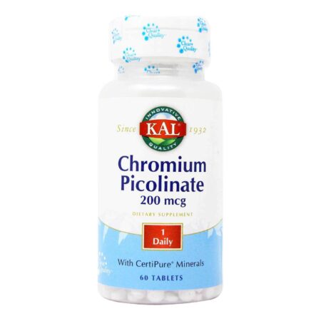 Kal, Picolinato de Como 200 mcg - 60 Tabletes