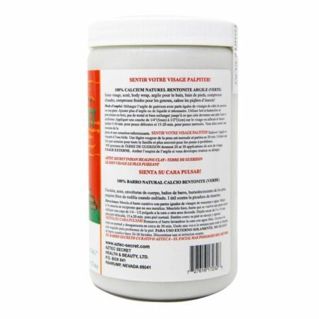 Aztec Secret Argila Natural Limpeza Profunda 908g - Pele Radiante - Imagem 2