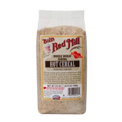 Bobs Red Mill Farinha de Trigo Integral para Mingau Quente (Pack com 4) - 680g Cada
