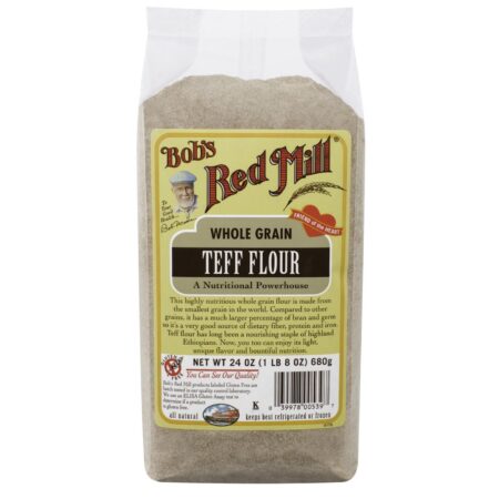 Bobs Red Mill, Farinha de Teff Integral (4 Pacotes) - 680 g (Cada)