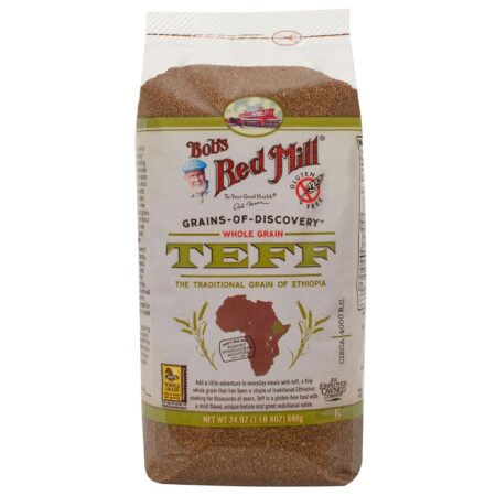 Bobs Red Mill Whole Grain Teff (4 blocos) de 4 - 24 onças Bags