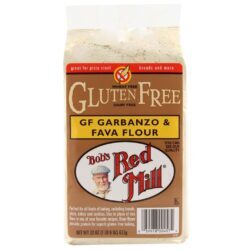 Bobs Red Mill Farinha de Grão de Bico e Fava Sem Glúten - 4 Pacotes de 453g