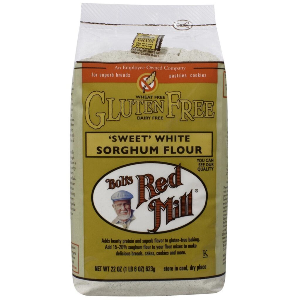 Farinha de Sorgo Branca Doce Bobs Red Mill Sem Glúten - 4 Unidades de 623g | Pronta Entrega Brasil