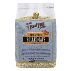 Bobs Red Mill Flocos de Aveia Grossa Extra (4 Pacotes de 907g)