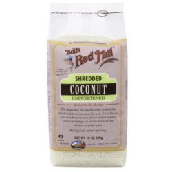 Coco Ralado Sem Açúcar Bobs Red Mill 4 pacotes de 340g - Sabor Puro!