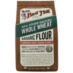 Bobs Red Mill Farinha de Trigo Integral Orgânica (Pack 4) - 4 Sacos de 2kg cada