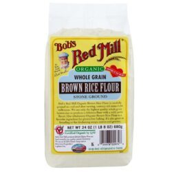 Farinha de Arroz Integral Orgânica Bobs Red Mill (Pack com 4) - 4 Sacos de 680g Cada
