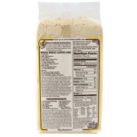 Bobs Red Mill Substituição de Ovo (Pack 4) - 4 Embalagens de 453g Cada - Imagem 2