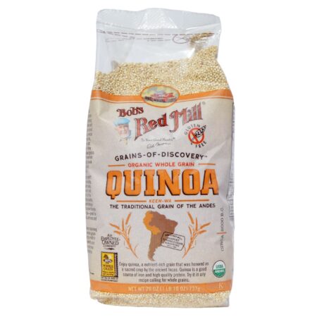 Bobs Red Mill Orgânicos Whole Grain Quinoa 4-26 oz Bags