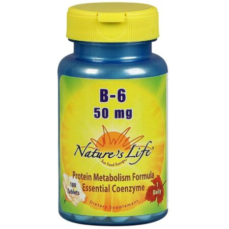 Nature's Life, B-6 50 mg - 100 Tabletes