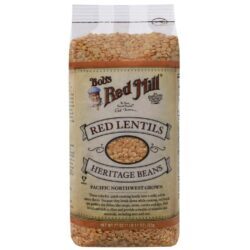 Bobs Red Mill Lentilhas Vermelhas (Pack 4) - 4 Sacos de 454g (Total 1.816kg)