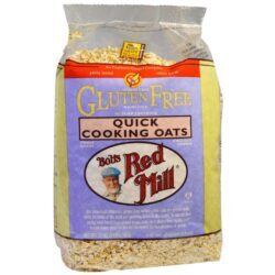 Bobs Red Mill Aveia Sem Glúten Cozimento Rápido - 4 Pacotes de 907g (32 oz) Cada