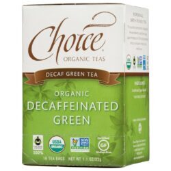 Choice Organic Teas Chá Verde Descafeinado Orgânico 16 Saquinhos - Puro Sabor e Bem-Estar