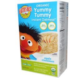 Earth's Best Aveia Instantânea Maçã e Canela Sesame Street 428g - Delicioso e Nutritivo