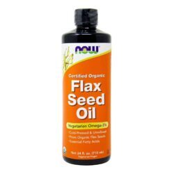 Now Foods Óleo de Linhaça Orgânica 710 ml: Pureza e Saúde para Você