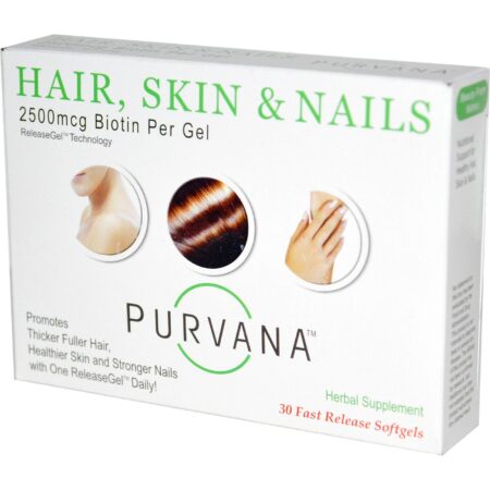 Heaven Sent Naturals, Purvana™ Cabelo, Pele e Unhas - 30 Cápsulas