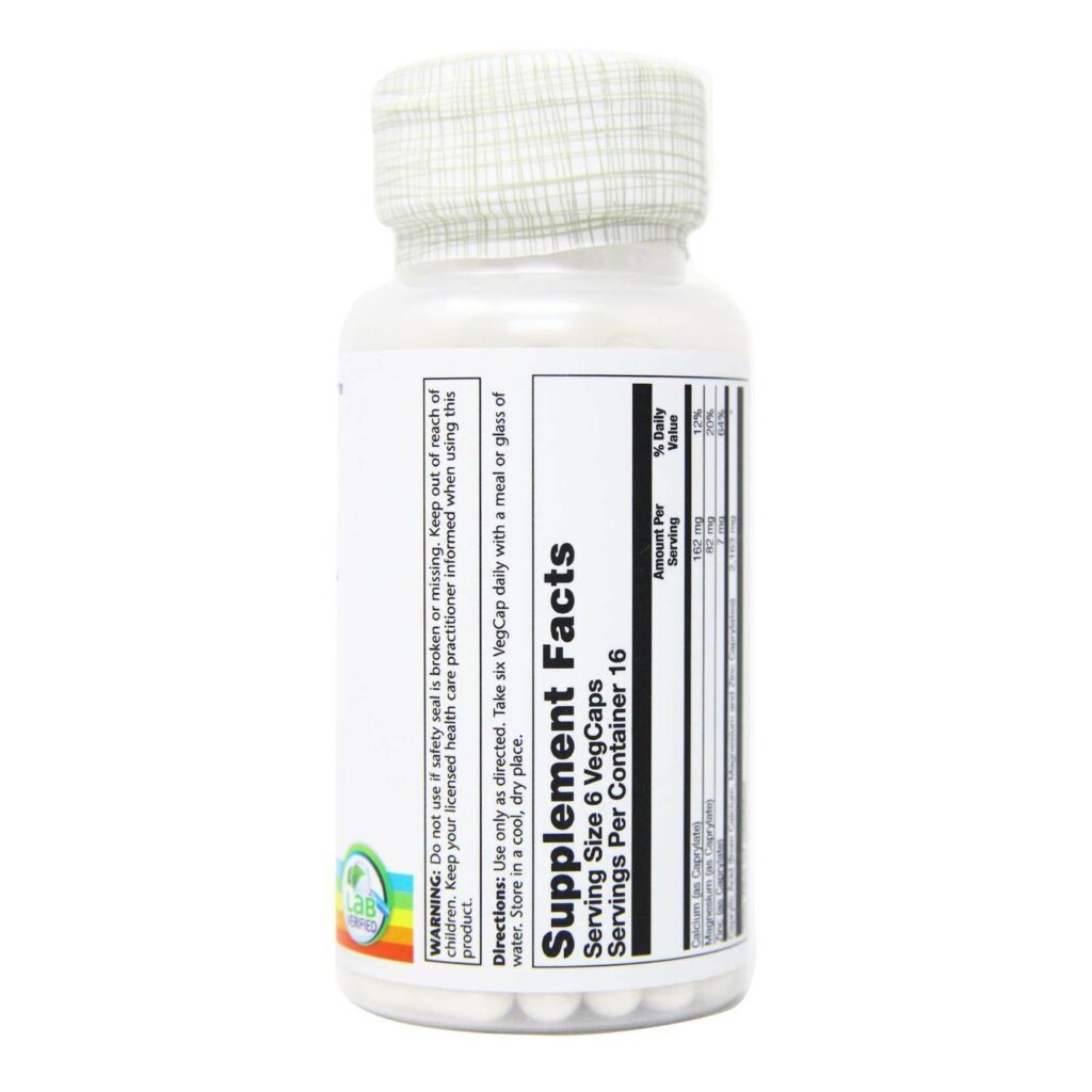 Solaray Capryl™ - Ácido Caprílico 100 Cápsulas: Saúde Intestinal e Bem-Estar - Imagem 2