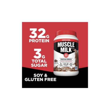 CytoSport, Mix de Proteínas Muscle Milk®, Chocolate - 2.47 lbs/ 1120 g - Image 2