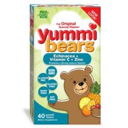 Hero Nutritionals Equinácea Vitamina C Zinco: 40 Ursinhos para Imunidade