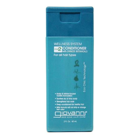 Giovanni Cosmetics Condtnr Wllnss Sistema Trvl 2.000 Oz