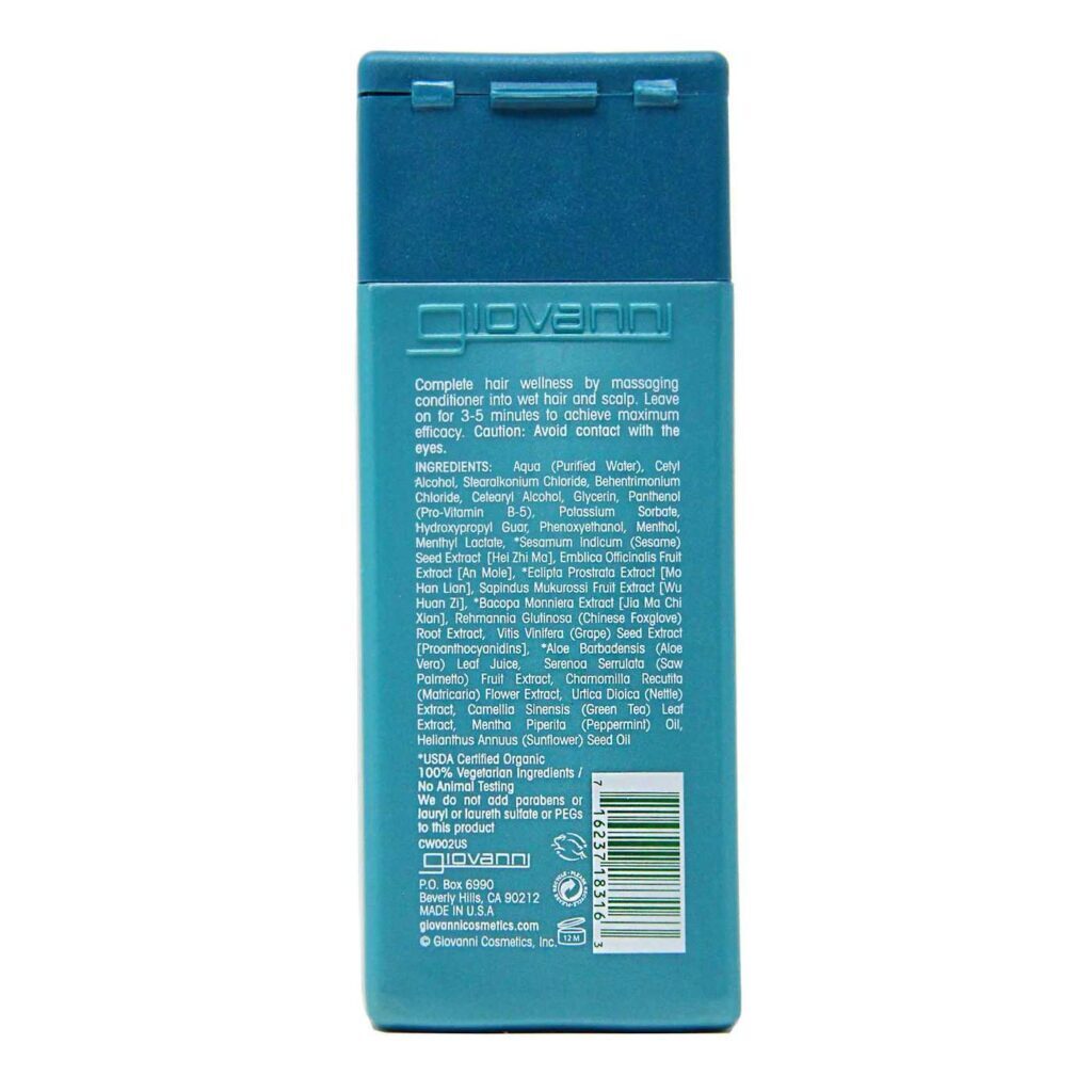 Giovanni Cosmetics Condicionador Wellness Travel 2.000 ml: Cabelos Saudáveis em Qualquer Lugar - Imagem 2