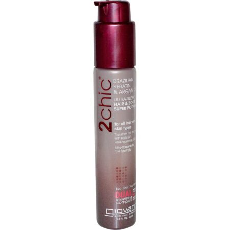 Giovanni Cosmetics, 2chic® Super poção para o cabelo e corpo ultra-elegantes - 53mL (1,8 fl oz)