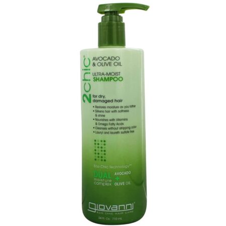 Giovanni Hair Care Products, Shampoo Ultra Hidratante 2Chic Abacate e Azeite de Oliva - 710 ml