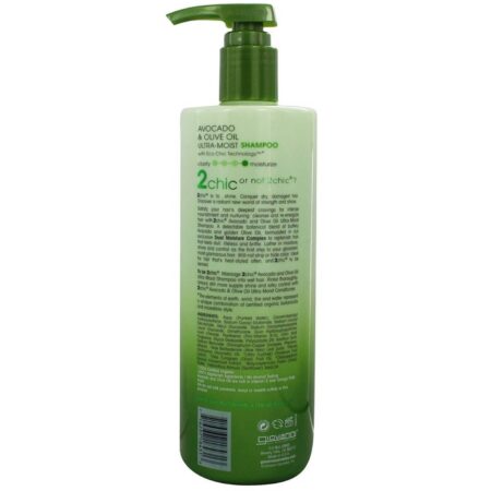 Giovanni Hair Care Products, Shampoo Ultra Hidratante 2Chic Abacate e Azeite de Oliva - 710 ml - Image 2