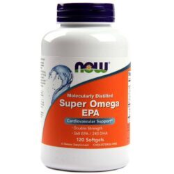Now Foods Super EPA: 360mg EPA + 240mg DHA - 120 Cápsulas Gel para Saúde Cardiovascular e Cerebral no Brasil