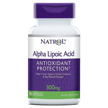 Natrol, Ácido Alfa-Lipóico 300 mg - 50 Cápsulas