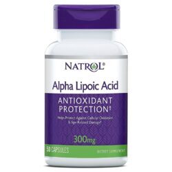 Natrol Ácido Alfa-Lipóico 300mg - 50 Cápsulas: Antioxidante Poderoso Para Sua Saúde