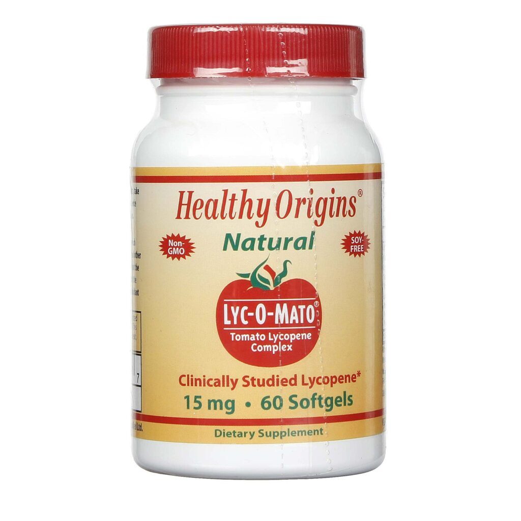 Healthy Origins Lyc-O-Mato® Complexo Licopeno 60 Cápsulas: Poder Antioxidante para Sua Saúde