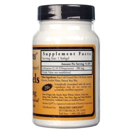 Healthy Origins CoQ10 300 mg 30 Géis: Energia e Saúde para o Coração no Brasil - Imagem 2