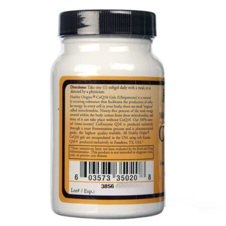 Healthy Origins CoQ10 300 mg 30 Géis: Energia e Saúde para o Coração no Brasil - Imagem 3