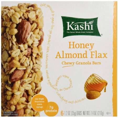 Kashi Chewy Granola Barras mel Almond Linho 6 bares