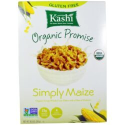 Kashi Orgânico Cereal Simplesmente Milho - Kit 10 Caixas (298g Cada) - Sabor Puro e Natural