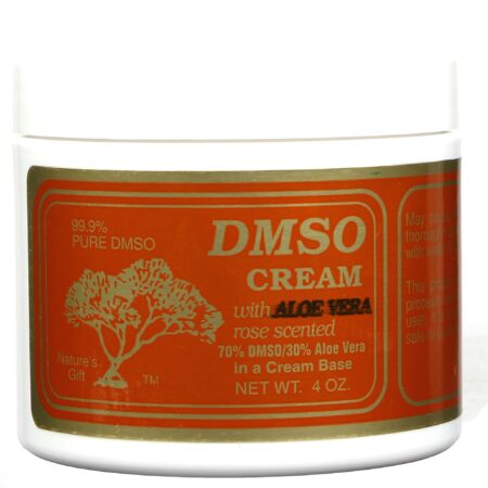 Nature's Gift DMSO Creme com Aloe Vera Rosa 4 oz