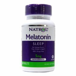Natrol Melatonina 5mg - 60 Tabletes para Sono Reparador e Bem-Estar