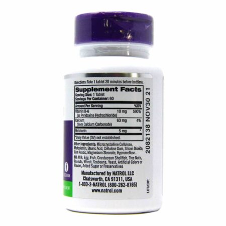 Natrol Melatonina 5 mg - 60 Tabletes - Image 2