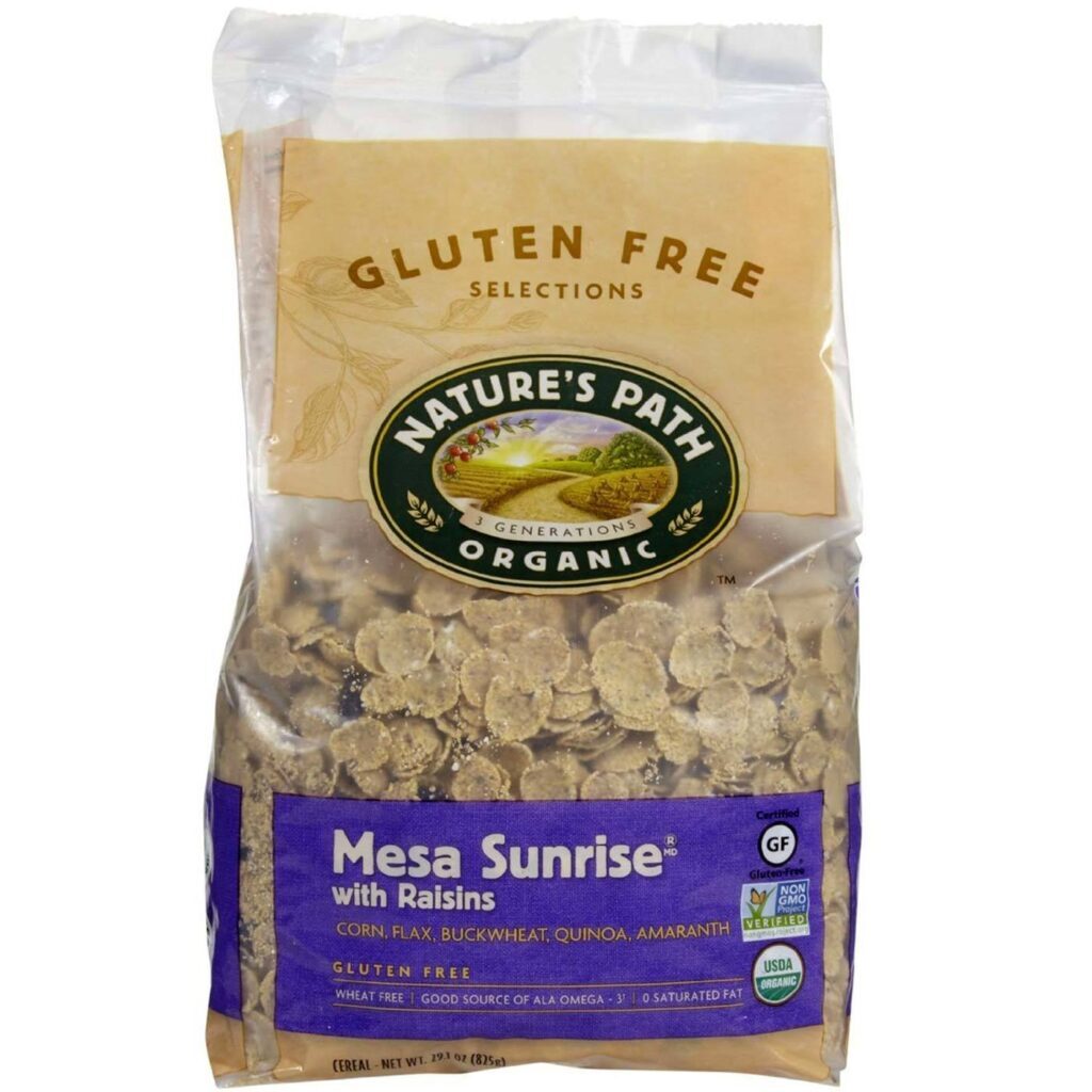 Natures Path Mesa Nascer Flocos com Passas - Pack com 6 - 825g Cada